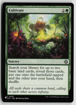 Cultivate (LCC) Lightly Played 235 The List Reprints Magic: The Gathering - Image 1