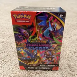 Pokemon TCG Mega Evolution—Phantasmal Flames Booster Bundle Box English 2025 - Image 1