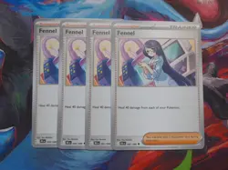 4x Fennel 082/086 x4 - Black Bolt - Pokemon Playset - Image 1