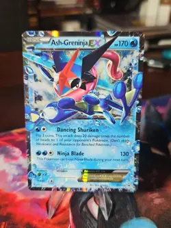 Pokemon Ash-Greninja EX Promo Holo XY133 XY Basic 170 Hp Mint - Image 1