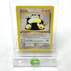 Pokemon TCG Jungle Snorlax 1st Edition Pokemon Jungle 27 Regular English - Image 1