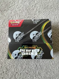 Pokemon TCG Mega Evolution Perfect Order Box Sealed - Image 1