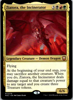 Magic the Gathering HP Ziatora, the Incinerator Modern Horizons 3 Commander MTG - Image 1