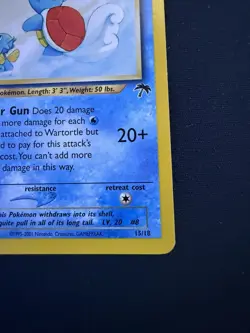 Wartortle 15/18 Southern Islands Regular Pokemon TCG 2001 - Image 5