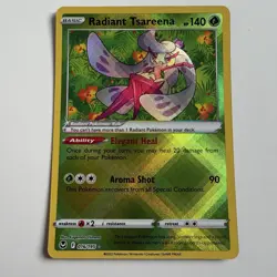 Pokemon TCG Radiant Tsareena Radiant Rare SWSH12: Silver Tempest 016/195 NM - Image 1