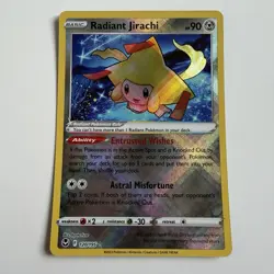Pokemon TCG Radiant Jirachi 120/195 Silver Tempest Ultra Rare Holo Pack Fresh NM - Image 1