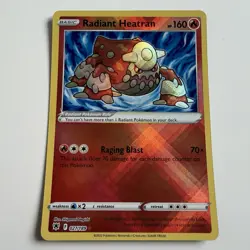 Pokemon TCG Radiant Heatran 027/189 SWSH10: Astral Radiance Holo Radiant Rare NM - Image 1