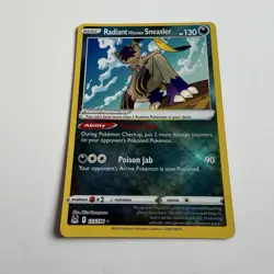 Pokemon TCG SW&SH: Lost Origin Radiant Hisuian Sneasler #123/196 Pack Fresh NM - Image 2