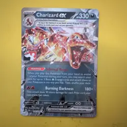 Pokemon TCG Charizard ex Holo 125/197 Prize Pack Series Stamped - Image 1
