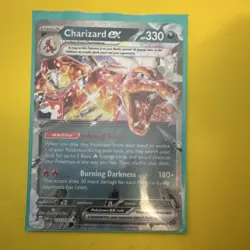 Pokemon TCG Charizard ex Holo 125/197 Prize Pack Series Stamped - Image 3