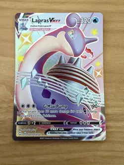 Pokemon Lapras VMAX SV111/SV122 Shining Fates Full Art Near Mint NM - Image 1