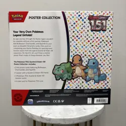 151 Poster Collection Box 3 Packs Scarlet & Violet Pokemon TCG **SEALED/NEW** 820650853166 - Image 2