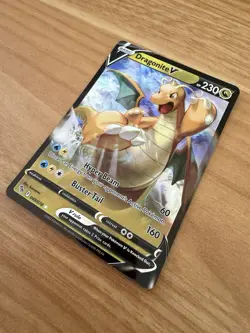 Dragonite V Holo Ultra Rare Pokemon GO 049/078 Near Mint NM - Image 3