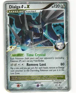Dialga G LV.X Pokemon TCG Platinum 122/127 DMG - Image 1