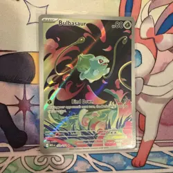 Pokemon TCG Bulbasaur 133/132 Me01: Mega Evolution Holo Illustration Rare MINT - Image 1