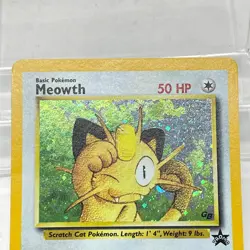 Pokemon TCG WOTC Promo Meowth Pokemon Promo 10 Holo English - Image 3