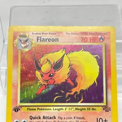 Pokemon TCG Jungle Flareon 1st Edition 3/64 Holo English - Image 3
