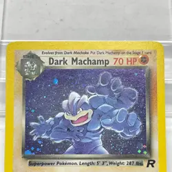 Pokemon TCG Team Rocket Dark Machamp 10/82 Holo English - Image 3