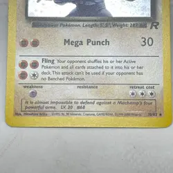 Pokemon TCG Team Rocket Dark Machamp 10/82 Holo English - Image 4