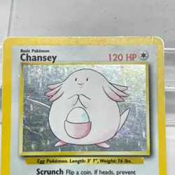 Pokemon TCG Base Set Chansey 3/102 Holo English - Image 3