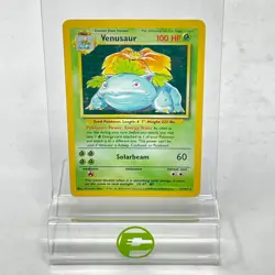 Pokemon TCG Base Set Venusaur 15/102 Holo English - Image 1