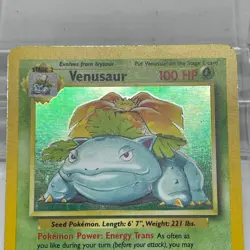 Pokemon TCG Base Set Venusaur 15/102 Holo English - Image 3