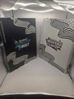 Pokemon Black Bolt and White Flare Binder Collection - Binders Only Brand New - Image 2