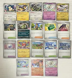 Pokemon TCG Journey Together Prize Pack Series 7 Bundle Snorlax, N’s Reshiram NM - Image 1