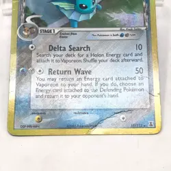 Pokemon TCG EX Delta Species Vaporeon 18/113 Holo English - Image 4
