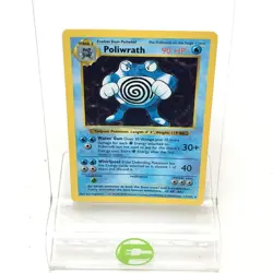 Pokemon TCG Base Set Poliwrath (Shadowless) 13/102 Holo English - Image 1