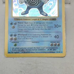 Pokemon TCG Base Set Poliwrath (Shadowless) 13/102 Holo English - Image 4