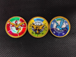 Pokemon 1998 Battle Coins - Lot of 3 - Image 1