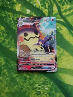 Pokemon Mimikyu VMAX TG17/TG30 Brilliant Stars Holo Full Art - Image 1