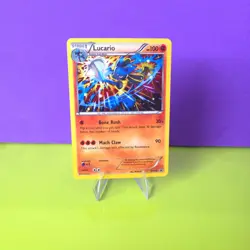 Pokemon Steam Seige Lucario XY140 Black Star Promo, NM - Image 1