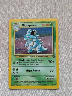 Pokemon TCG Nidoqueen Jungle 7/64 Holo Unlimited Holo Rare - Image 1
