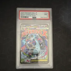 Pokemon Mega Charizard X EX 223/193 JP PSA 9 Holo Mega Attack Rare M2a - Image 1