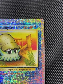 2002 Pokemon Legendary Collection Reverse Holo Foil /110 Omanyte #57 LP/NM - Image 3