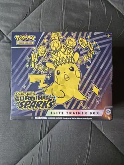 Pokemon Scarlet & Violet Surging Sparks Elite Trainer Box - Sealed - Image 1