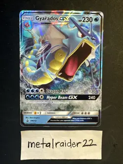 Pokemon Gyarados GX SM212 Sm Holo Near Mint - Image 1