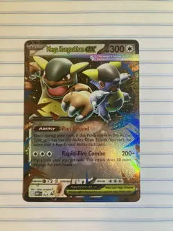 Pokemon TCG Mega Kangaskhan EX 025 ME Black Star Promo In NM Condition - Image 1