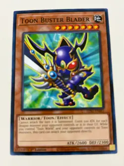 Yugioh - Toon Buster Blader x 3 - 1st Edition NM - Plus Free Holographic Card - Image 4