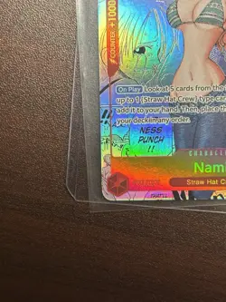 Bandai One Piece CCG Nami Manga Panel OP01-016 Special Alt Art Holo Foil English - Image 4