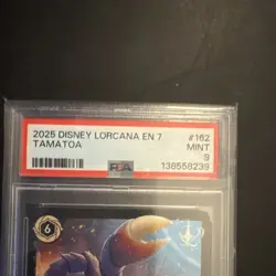 Disney Lorcana Tamatoa - Happy as a Clam 162/204 Foil Legendary PSA 9 - Image 2