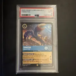 Disney Lorcana Tamatoa - Happy as a Clam 162/204 Foil Legendary PSA 9 - Image 3