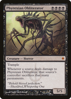 PHYREXIAN OBLITERATOR mtg MP New Phyrexia 1 Mythic - Image 1