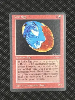 MTG RUKH EGG Arabian Nights Regular NM/MT+ Common Magic The Gathering - Image 1