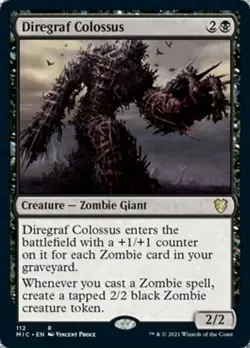 *MINT* Diregraf Colossus - Innistrad: Midnight Hunt CMR (UU) - MTG - Image 1