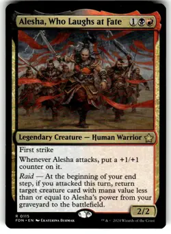 Alesha, Who Laughs at Fate Foundations Regular MTG - Image 1