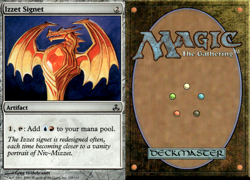 Magic the Gathering -MTG- Izzet Signet - Image 1