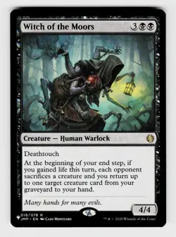 Jumpstart Witch of the Moors 18 Creature - Human Warlock R - Image 1